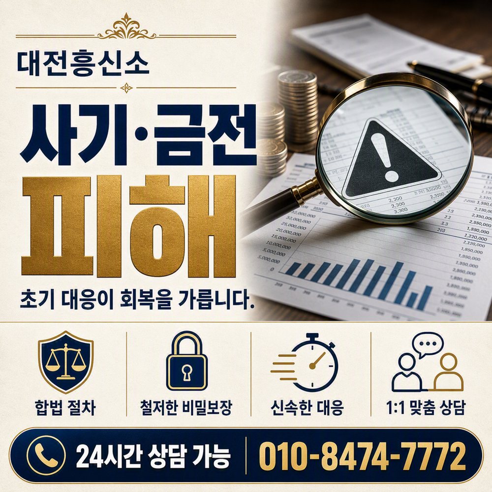대전흥신소 사기·금전 피해