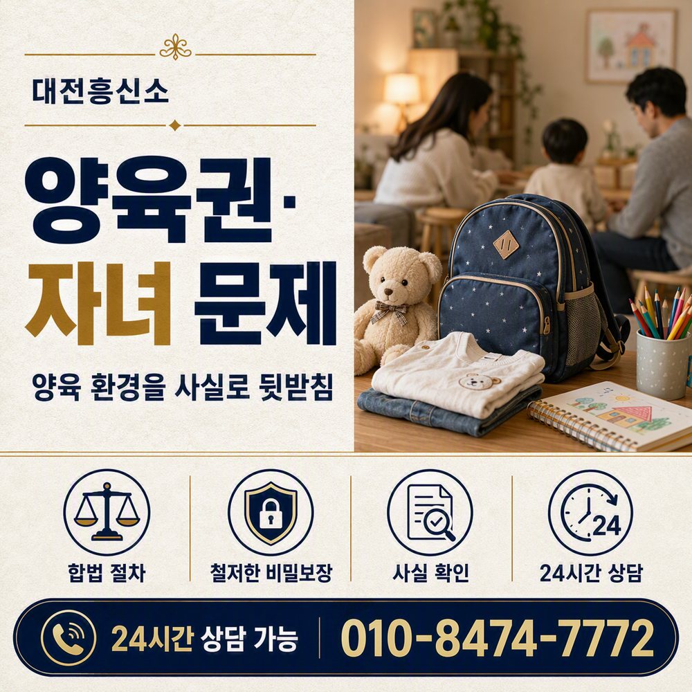 대전흥신소 양육권·자녀 문제